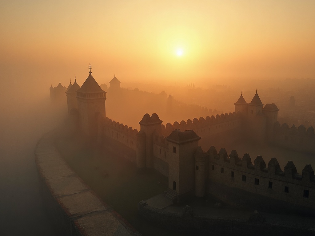 The Theodosian walls of Constantinople