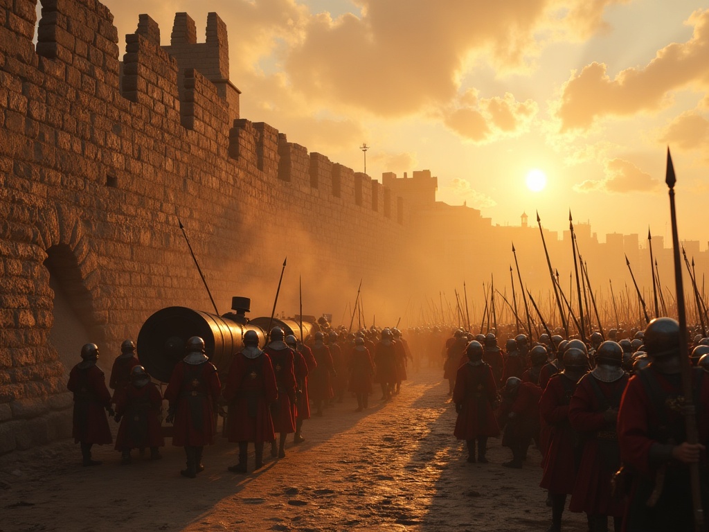The breach in the walls
