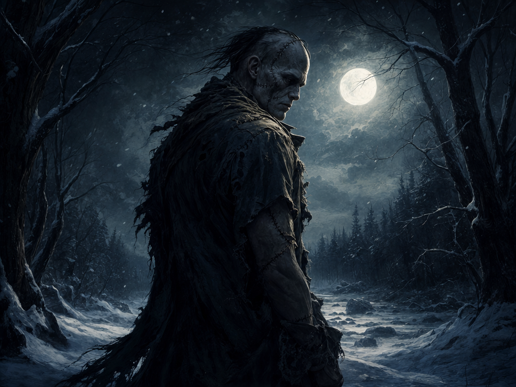 The lonely creature in the wilderness