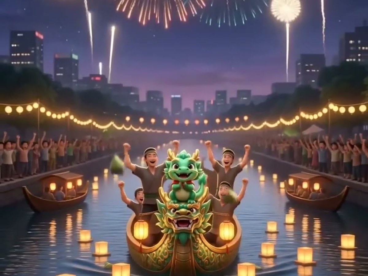 Dragon Boat wire-graph — the same character locked across shots via a condition graph