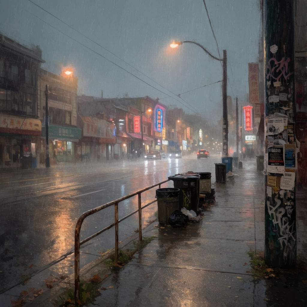 Scene 9 — Chinatown street