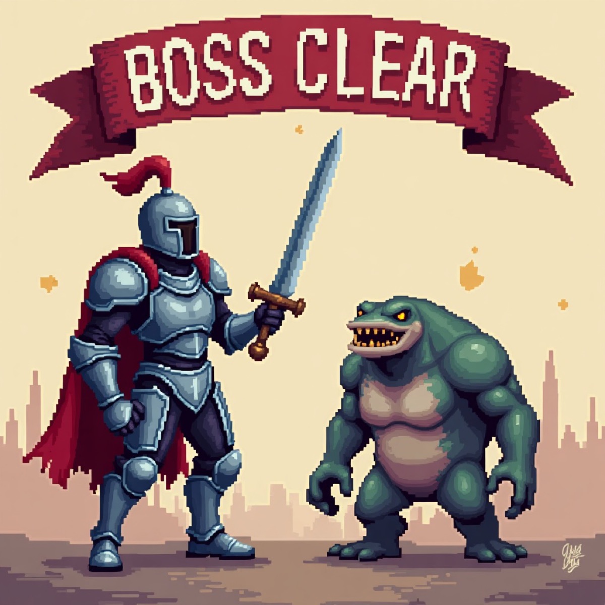 Pixel game moment