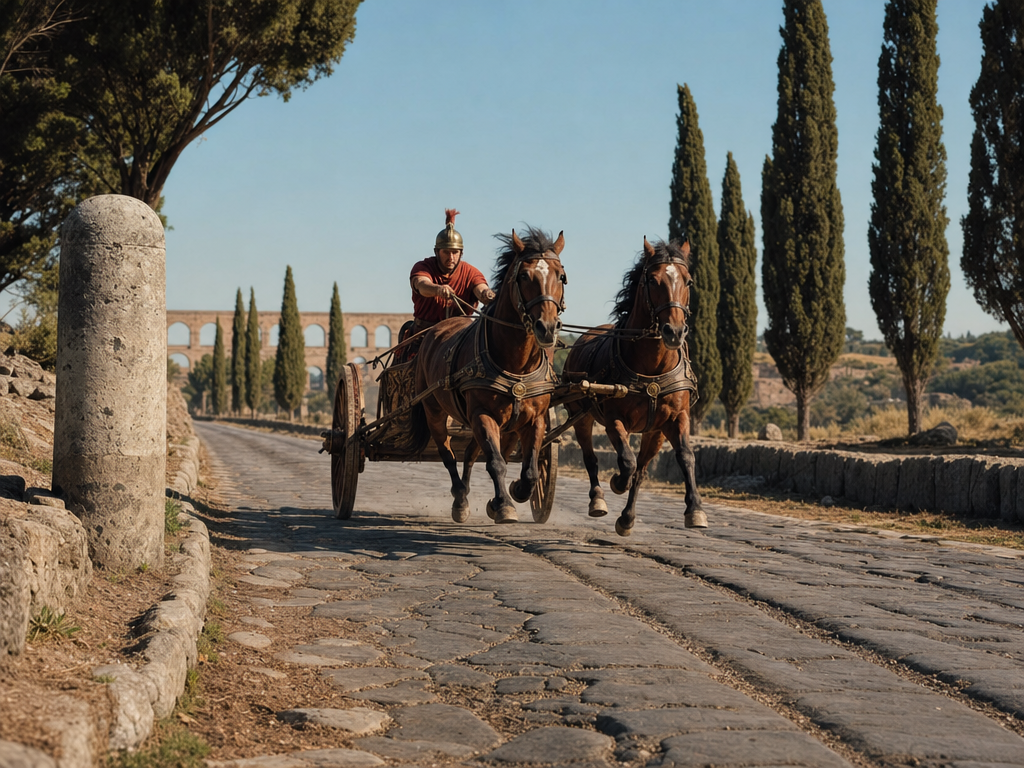 500 BC Roman chariot