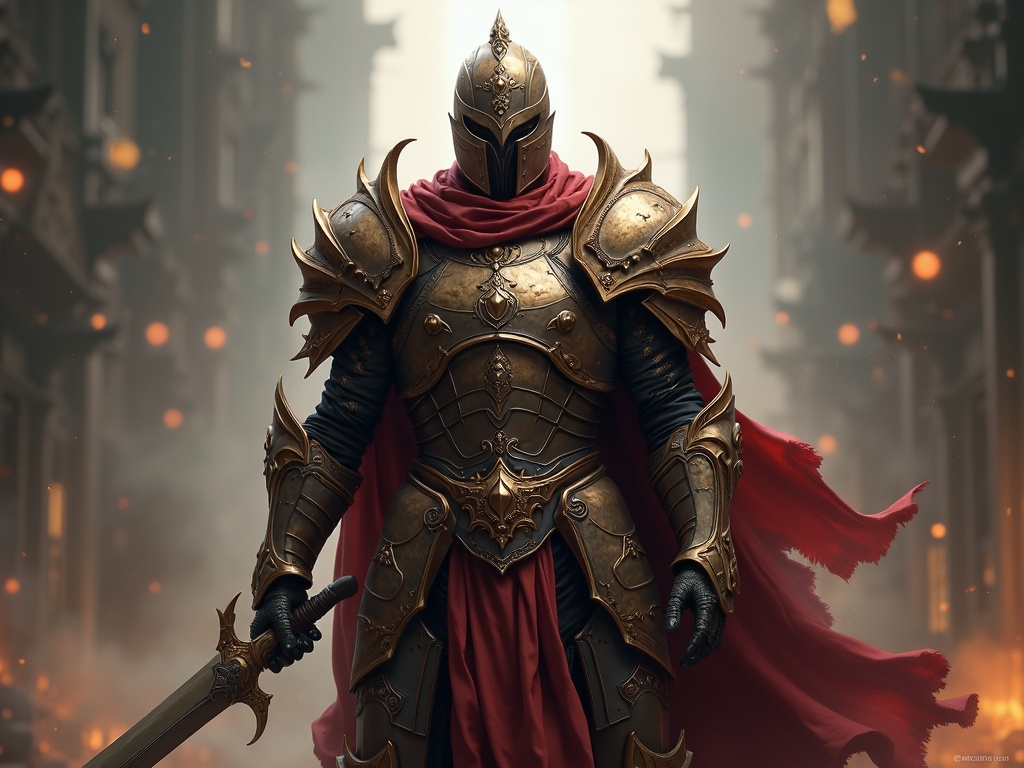 Game character design hero shot