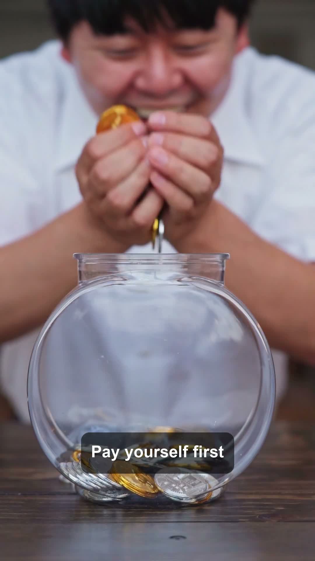 Faceless stock-footage short — topic to captioned vertical reel from real stock footage