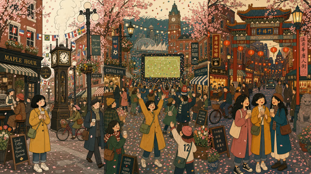 Storybook City Reel — any story in a cozy hand-drawn street-life illustration style